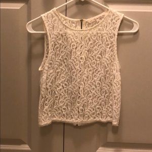 Rachel Roy Lace White Blouse